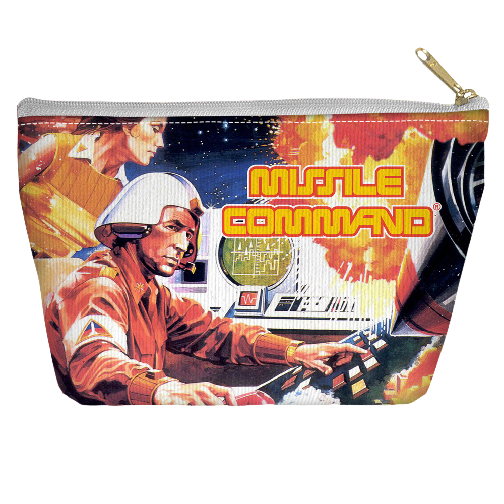 Atari Missile Command - Straight Bottom Accessory Pouch T Bottom Accessory Pouches Atari
