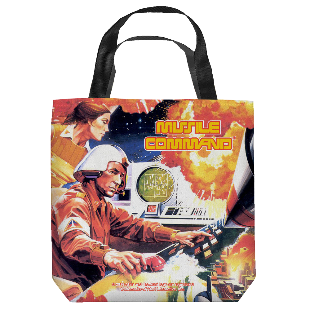Atari Missile Command - Tote Bag Tote Bags Atari