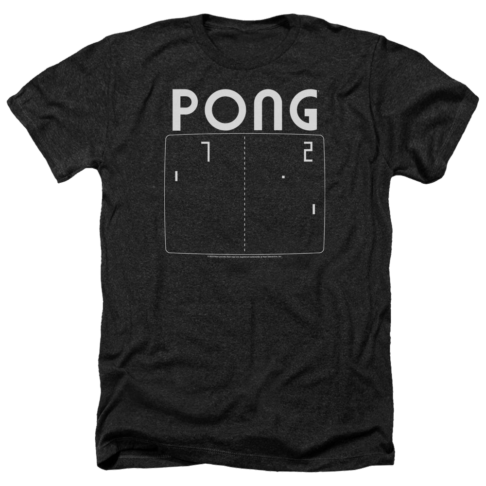 Atari Pong Screen - Men's Heather T-Shirt Men's Heather T-Shirt Atari