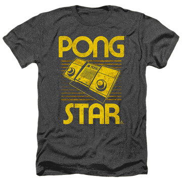 Charcoal men's heather t-shirt with Atari Star graphic