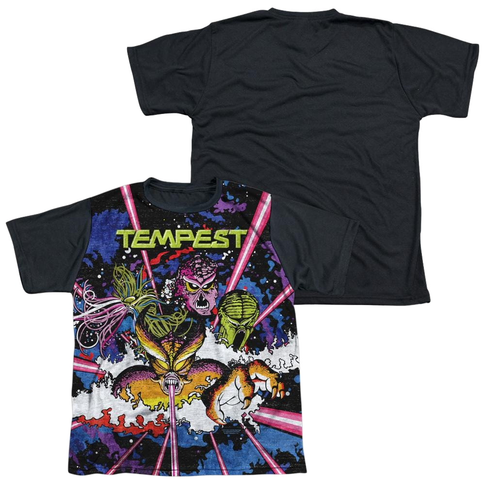 Atari Key Art - Youth Black Back T-Shirt (Ages 8-12) Youth Black Back T-Shirt (Ages 8-12) Atari