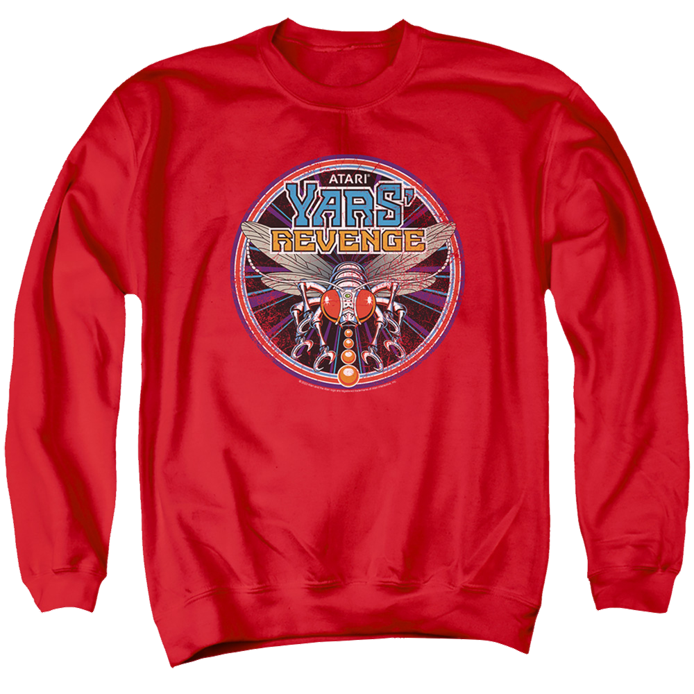 Atari Yars Revenge Patch - Men's Crewneck Sweatshirt Men's Crewneck Sweatshirt Atari