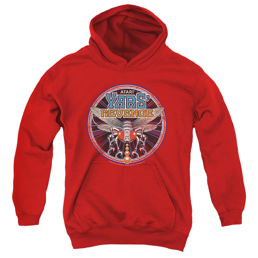Atari Yars Revenge Patch Youth Pull-Over Hoodie Youth Hoodie (Ages 8-12) Atari