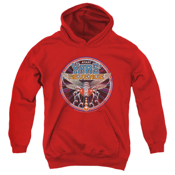 Atari Yars Revenge Patch Youth Pull-Over Hoodie Youth Hoodie (Ages 8-12) Atari