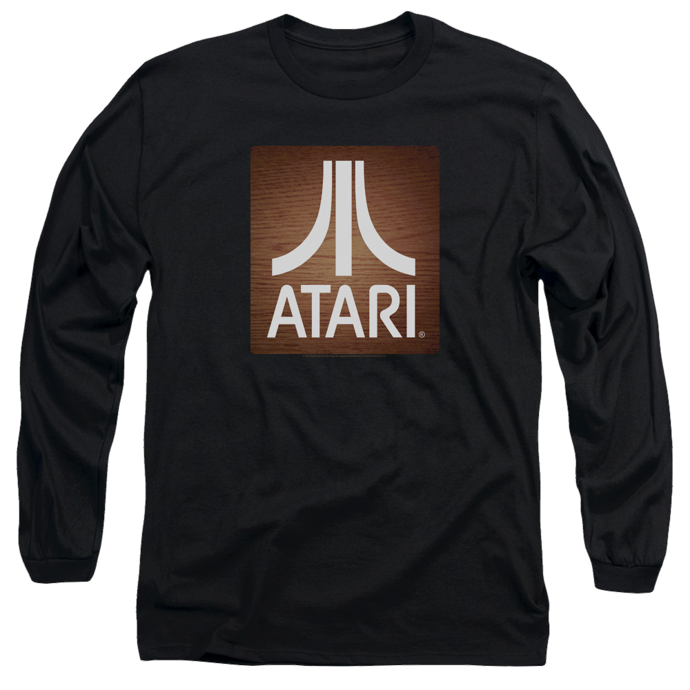 Atari Classic Wood Square - Men's Long Sleeve T-Shirt Men's Long Sleeve T-Shirt Atari