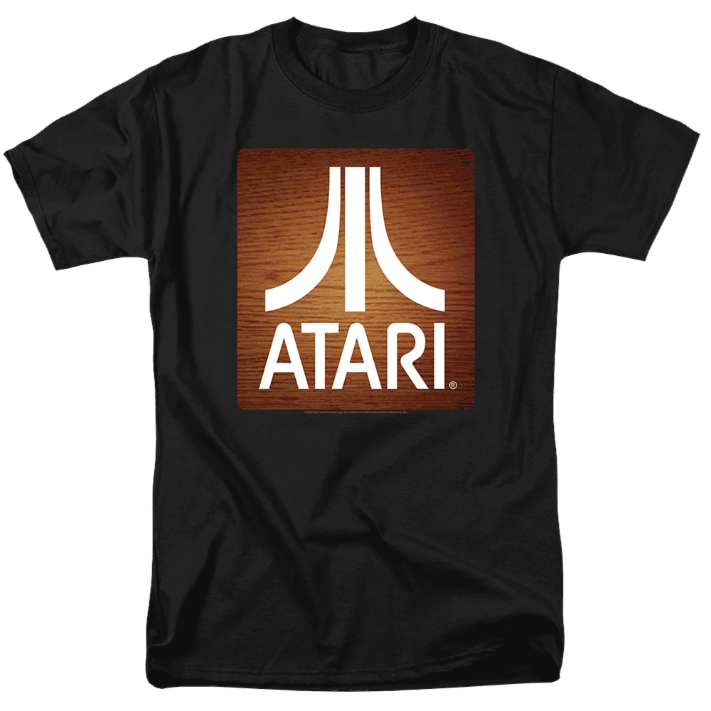 Atari Classic Wood Square - Men's Regular Fit T-Shirt Men's Regular Fit T-Shirt Atari