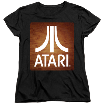 Atari Classic Wood Square - Women's T-Shirt Women's T-Shirt Atari