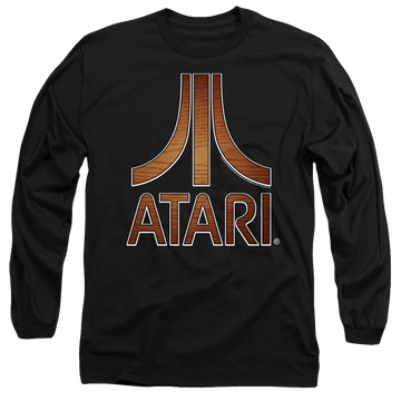 Atari Classic Wood Emblem - Men's Long Sleeve T-Shirt Men's Long Sleeve T-Shirt Atari