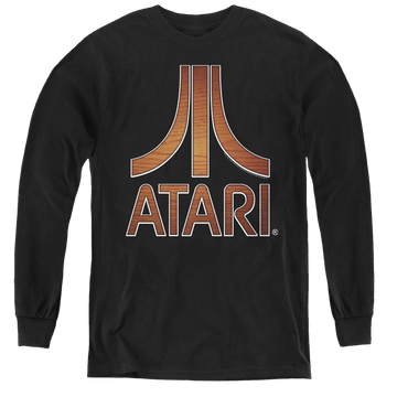 Atari Classic Wood Emblem - Youth Long Sleeve T-Shirt Youth Long Sleeve T-Shirt Atari