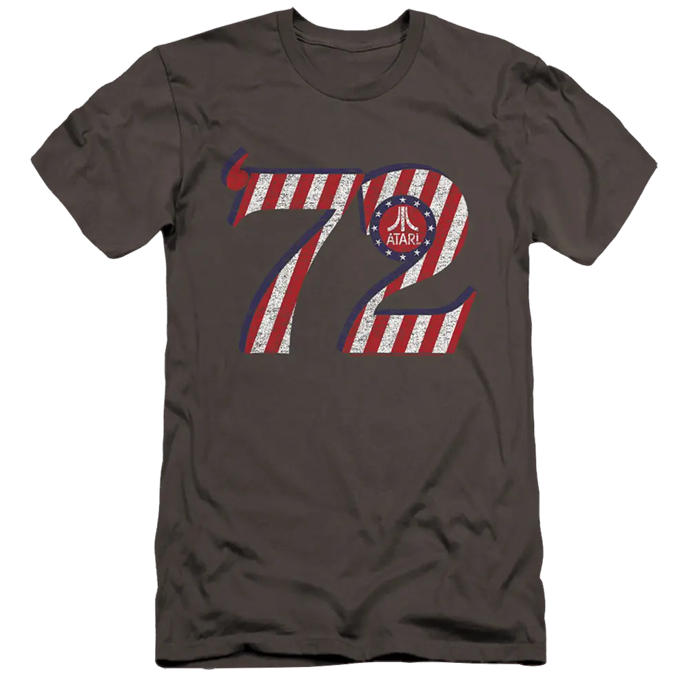 Atari Atari 72 - Men's Premium Slim Fit T-Shirt Atari