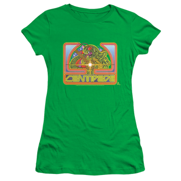 Atari Centipede Green - Juniors T-Shirt Juniors T-Shirt Atari