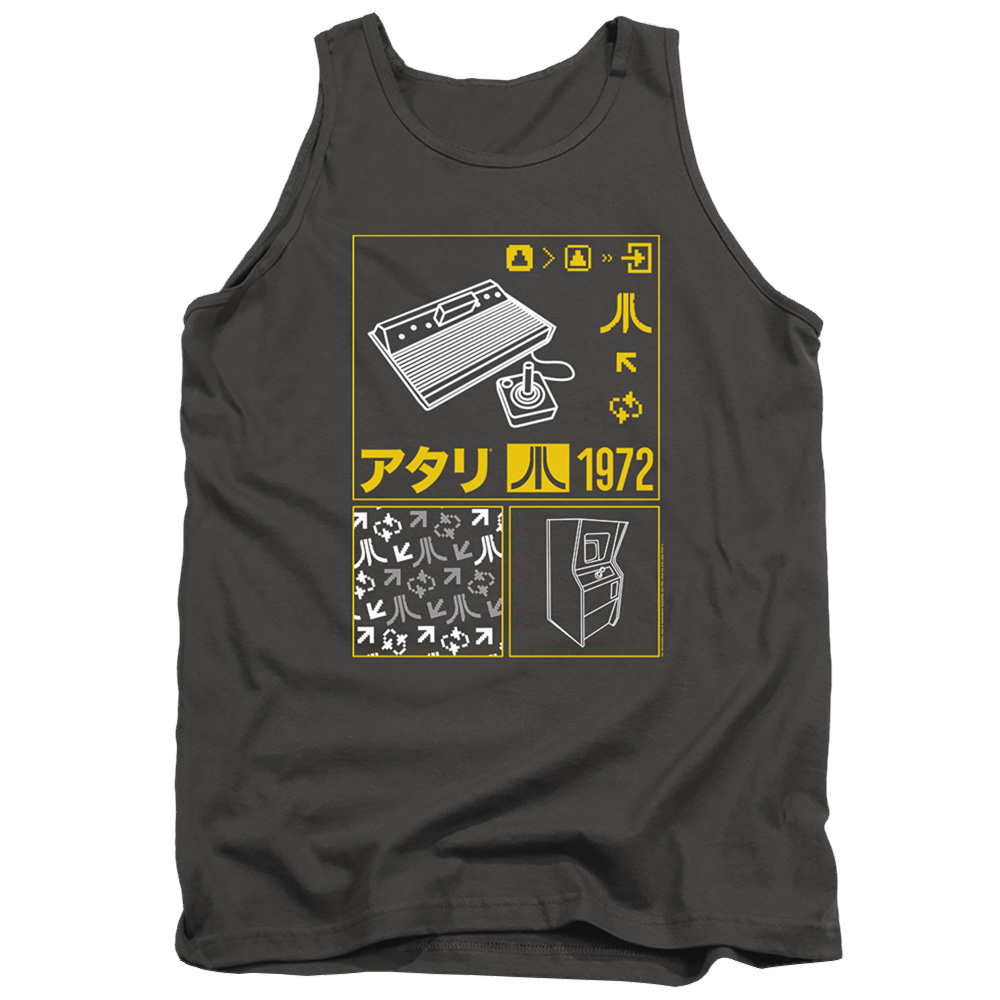 Atari Kanji Squares - Men's Tank Top Men's Tank Atari