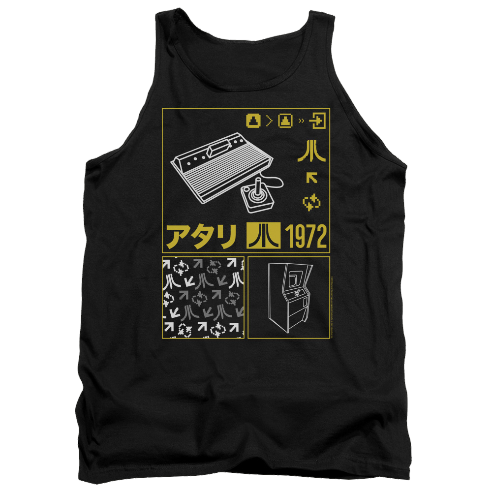 Atari Kanji Squares Men's Tank Men's Tank Atari