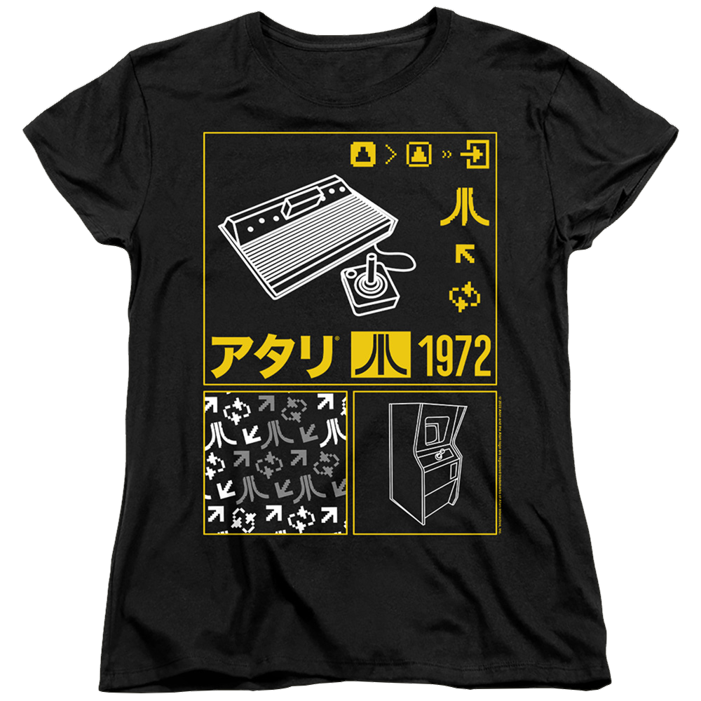 Atari Kanji Squares - Women's T-Shirt Women's T-Shirt Atari