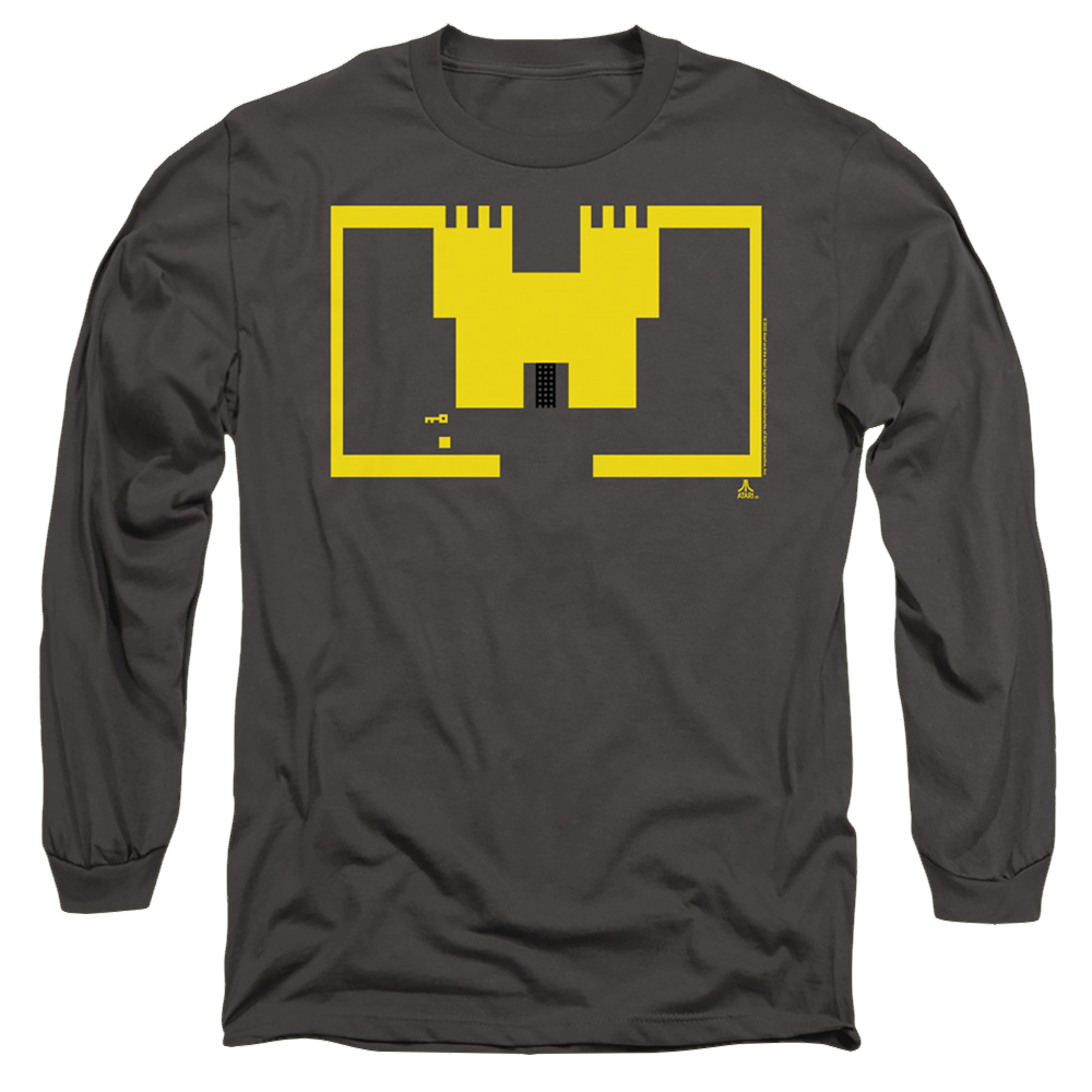 Atari Adventure Screen Art - Men's Long Sleeve T-Shirt Men's Long Sleeve T-Shirt Atari