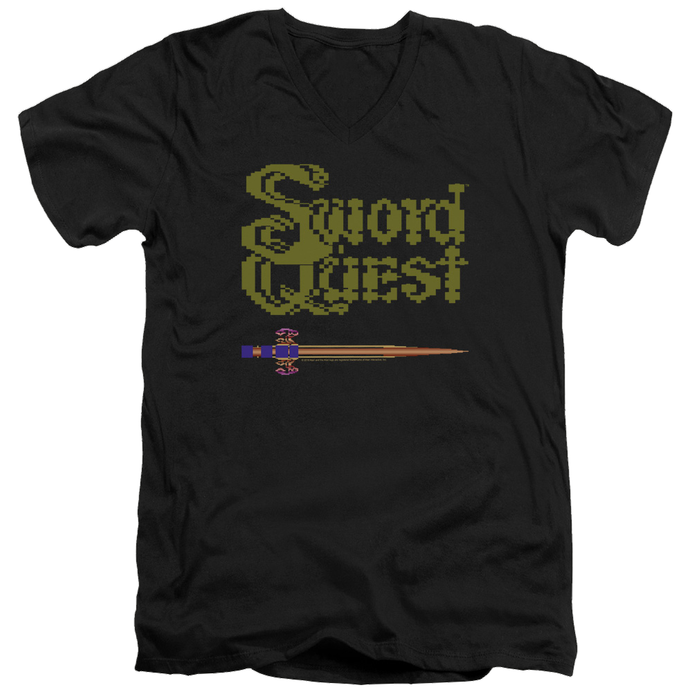 Atari 8 Bit Sword - Men's V-Neck T-Shirt Men's V-Neck T-Shirt Atari