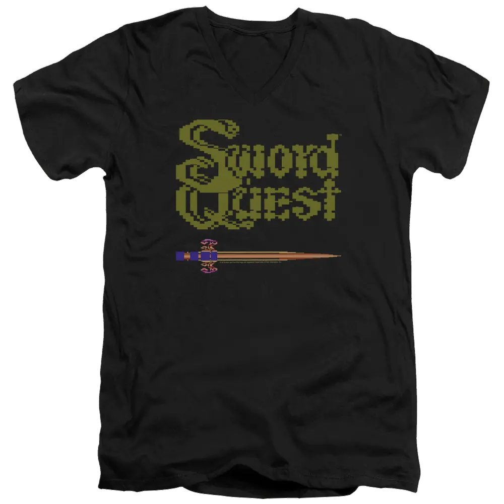 Atari 8 Bit Sword - Men's V-Neck T-Shirt Atari