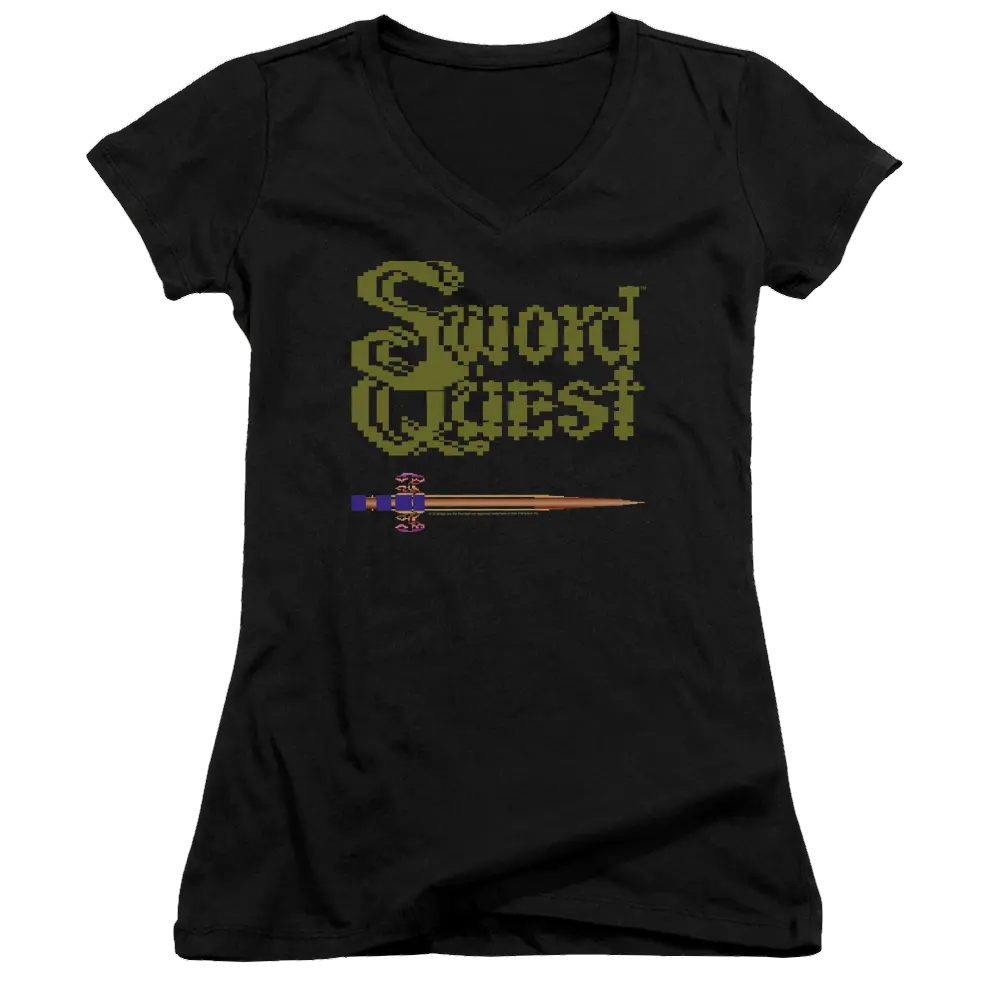 Atari 8 Bit Sword - Juniors V-Neck T-Shirt Atari