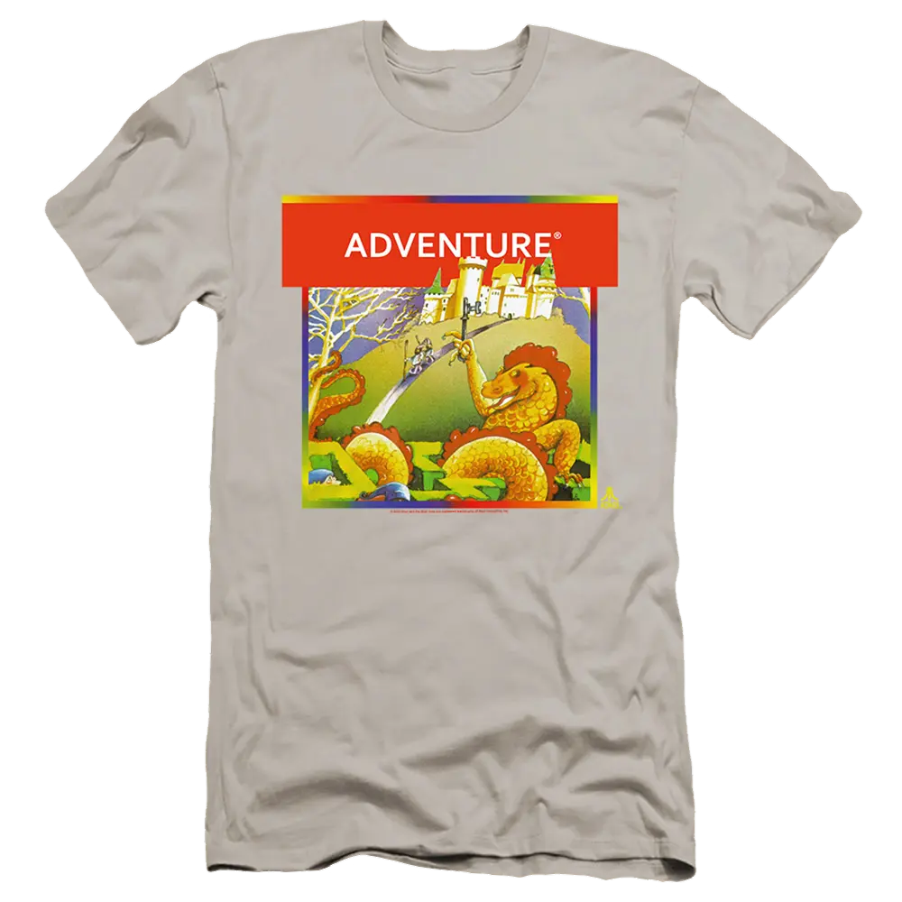 Atari Adventure Box Art - Men's Premium Slim Fit T-Shirt Atari