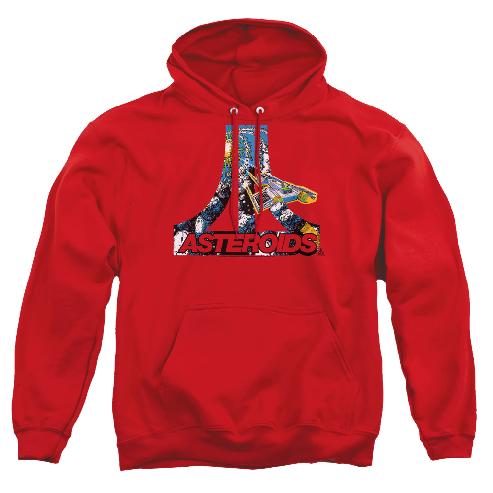 Atari Asteroids Atari - Pullover Hoodie Pullover Hoodie Atari
