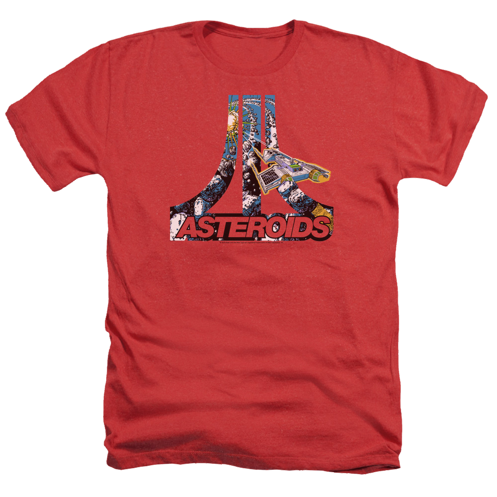 Atari Asteroids Atari - Men's Heather T-Shirt Men's Heather T-Shirt Atari