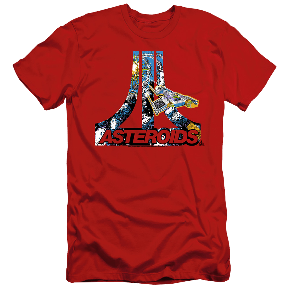 Atari Asteroids Atari - Men's Slim Fit T-Shirt Men's Slim Fit T-Shirt Atari