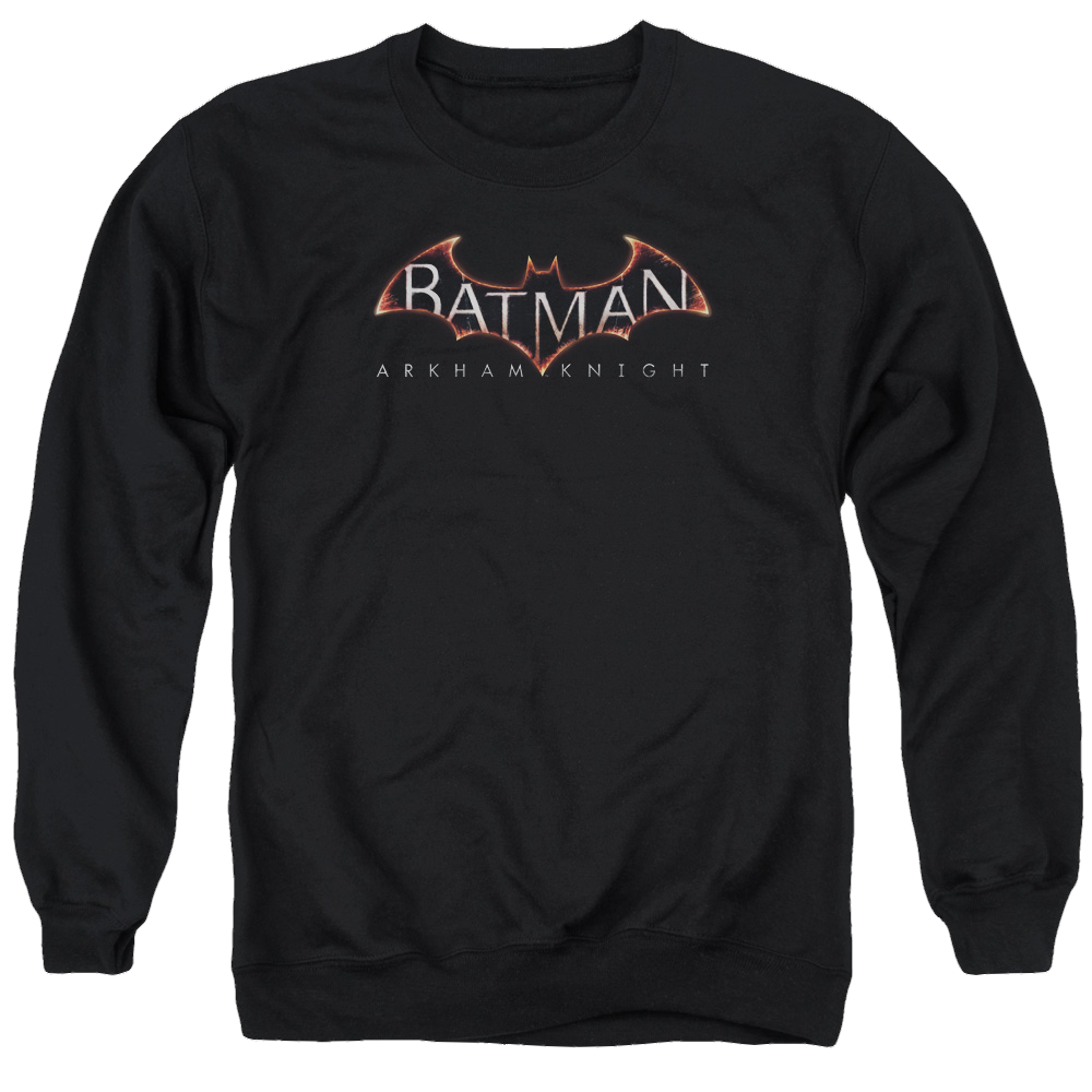 Batman - Arkham Logo - Men's Crewneck Sweatshirt Men's Crewneck Sweatshirt Batman