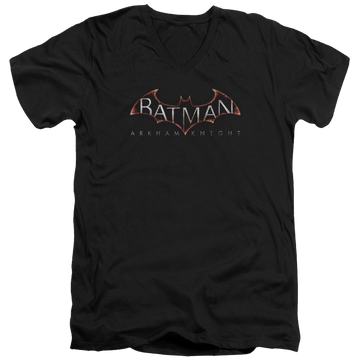 Batman - Arkham Logo - Men's V-Neck T-Shirt Men's V-Neck T-Shirt Batman