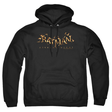 Batman - Arkham Ak Flame Logo - Pullover Hoodie Pullover Hoodie Batman