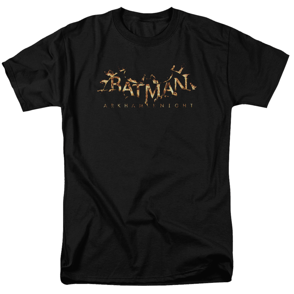 Batman - Arkham Ak Flame Logo - Men's Regular Fit T-Shirt Men's Regular Fit T-Shirt Batman