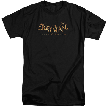Batman - Arkham Ak Flame Logo - Men's Tall Fit T-Shirt Men's Tall Fit T-Shirt Batman