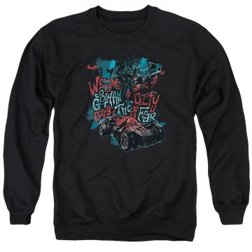 Batman - Arkham City Of Fear - Men's Crewneck Sweatshirt Men's Crewneck Sweatshirt Batman