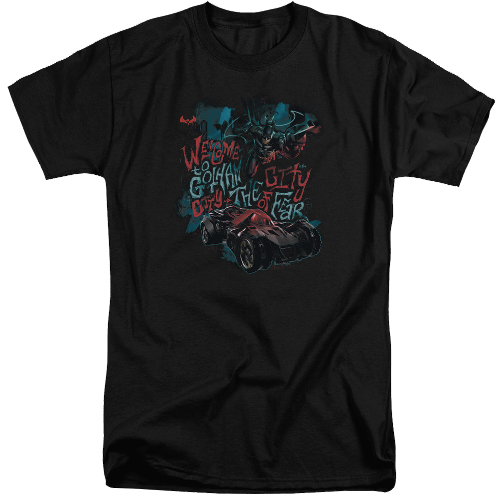 Batman - Arkham City Of Fear - Men's Tall Fit T-Shirt Men's Tall Fit T-Shirt Batman