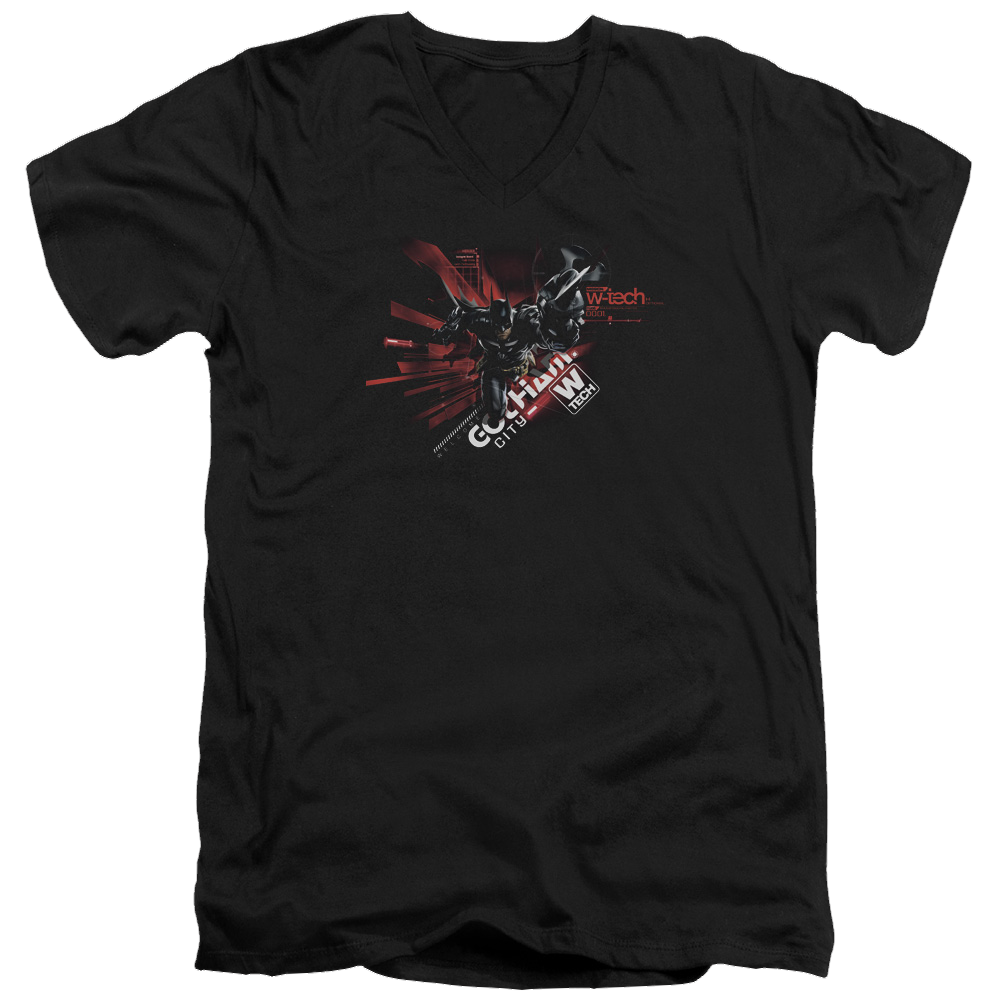 Batman - Arkham Ak Tech - Men's V-Neck T-Shirt Men's V-Neck T-Shirt Batman