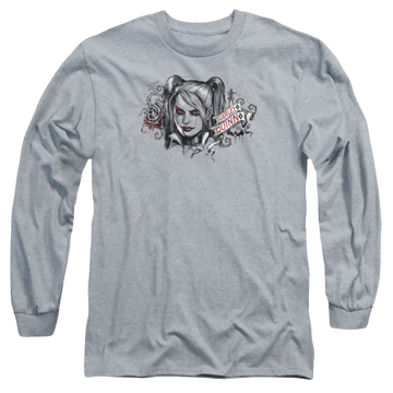 Batman - Arkham Hq Sketch - Men's Long Sleeve T-Shirt Men's Long Sleeve T-Shirt Batman