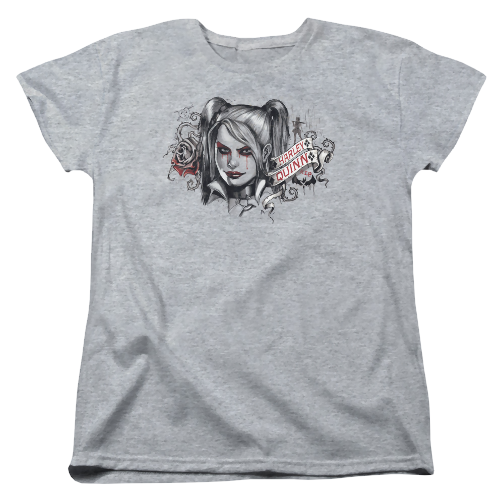 Batman - Arkham Hq Sketch - Women's T-Shirt Women's T-Shirt Batman