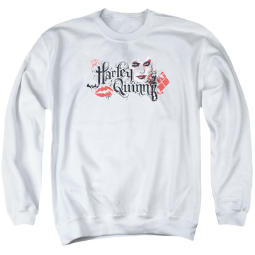 Batman - Arkham Lips - Men's Crewneck Sweatshirt Men's Crewneck Sweatshirt Batman