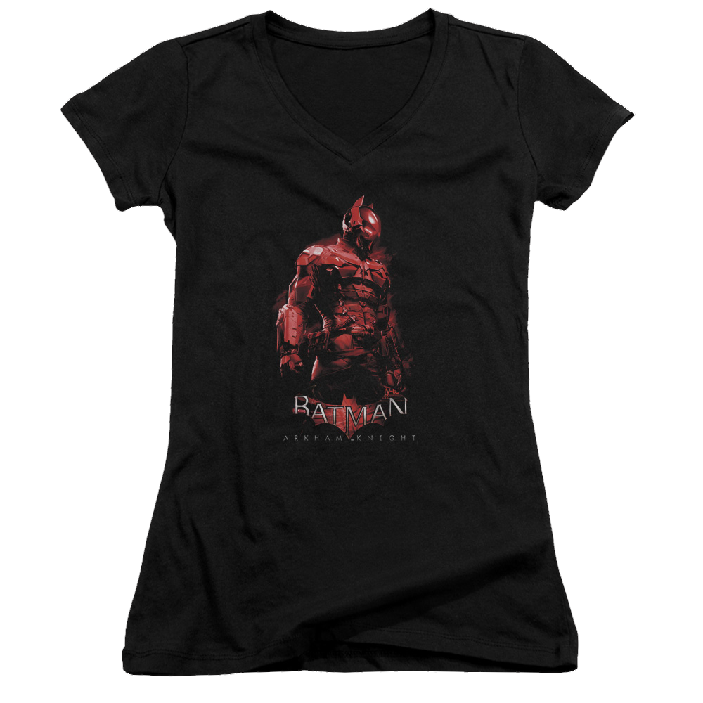 Batman - Arkham Knight - Juniors V-Neck T-Shirt Juniors V-Neck T-Shirt Batman