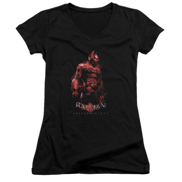 Batman - Arkham Knight - Juniors V-Neck T-Shirt Juniors V-Neck T-Shirt Batman