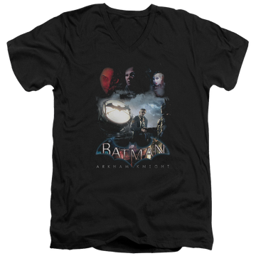 Batman - Arkham Villain Storm - Men's V-Neck T-Shirt Men's V-Neck T-Shirt Batman