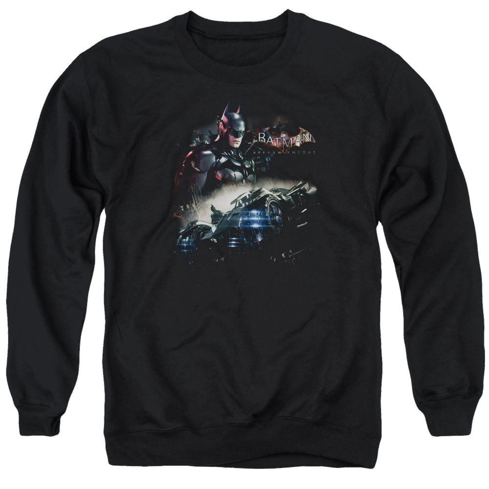 Batman - Arkham Knight Rider - Men's Crewneck Sweatshirt Men's Crewneck Sweatshirt Batman