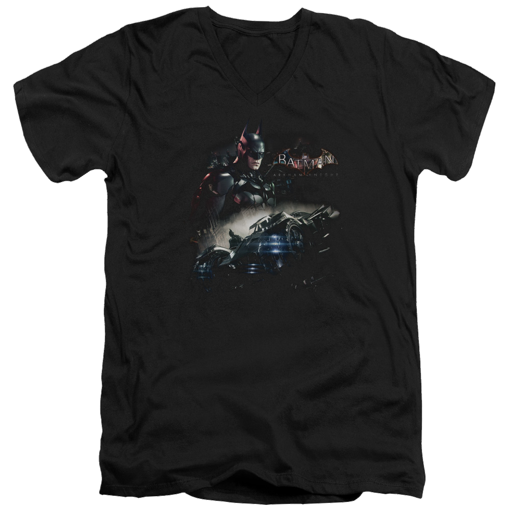 Batman - Arkham Knight Rider - Men's V-Neck T-Shirt Men's V-Neck T-Shirt Batman