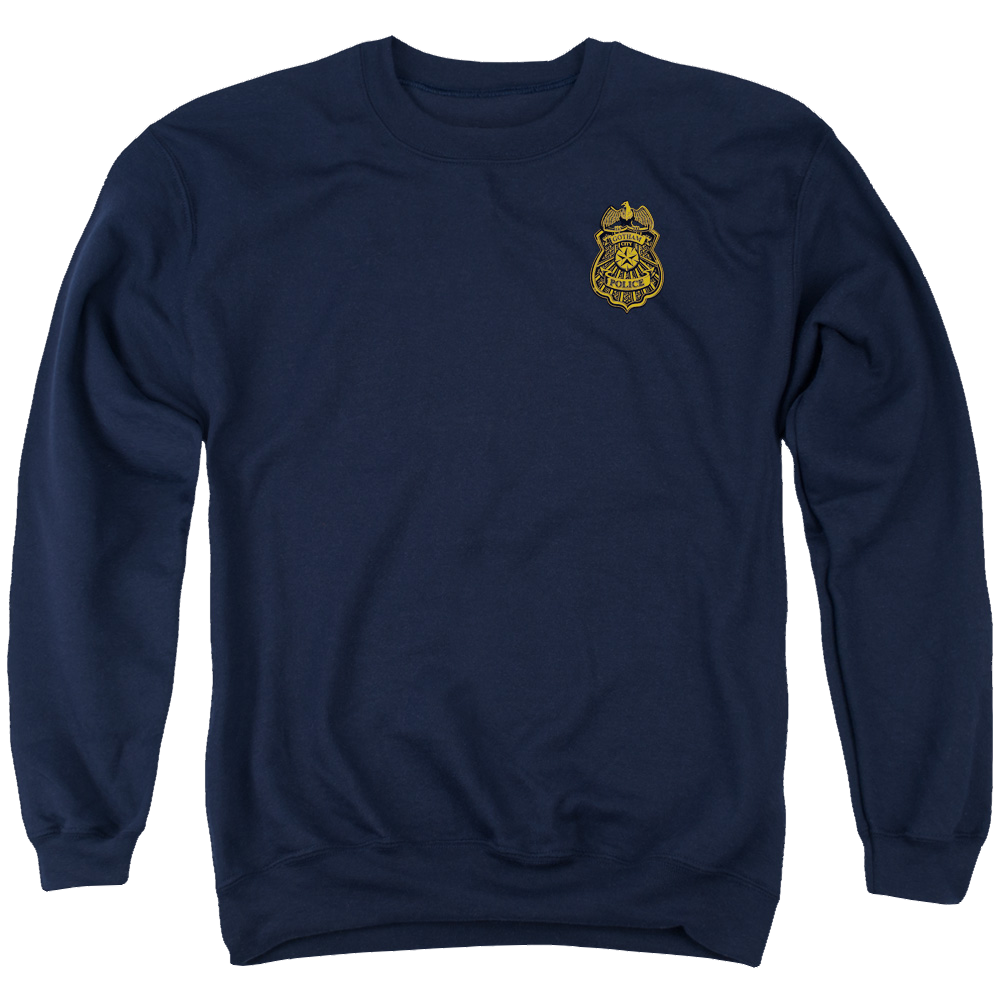 Batman - Arkham Gotham Badge - Men's Crewneck Sweatshirt Men's Crewneck Sweatshirt Batman