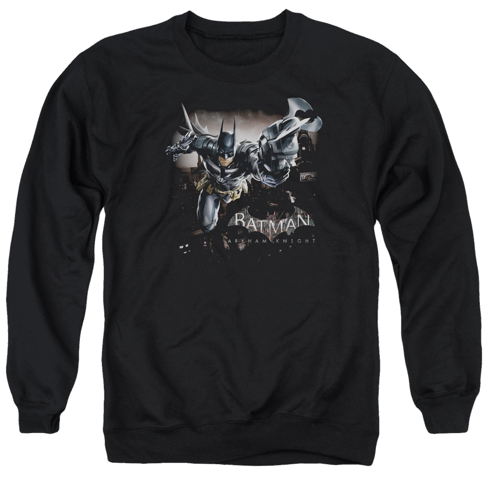 Batman - Arkham Grapple - Men's Crewneck Sweatshirt Men's Crewneck Sweatshirt Batman