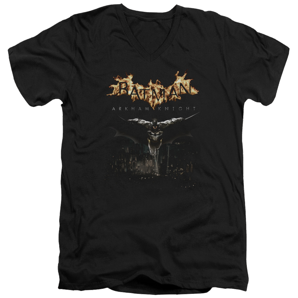 Batman - Arkham City Watch - Men's V-Neck T-Shirt Men's V-Neck T-Shirt Batman