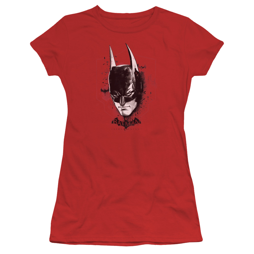 Batman - Arkham Ak Head - Juniors T-Shirt Juniors T-Shirt Batman
