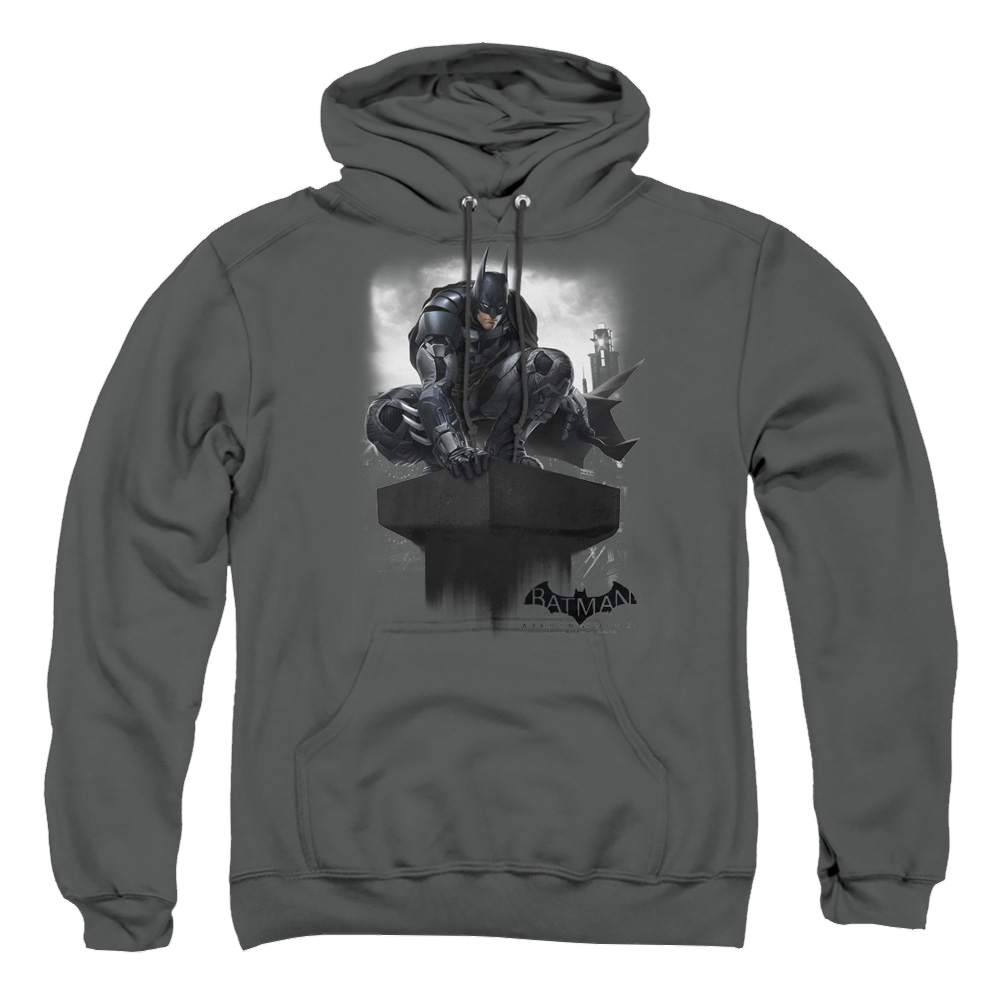 Batman - Arkham Perched - Pullover Hoodie Pullover Hoodie Batman