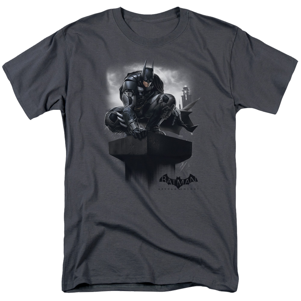 Batman - Arkham Perched - Men's Regular Fit T-Shirt Men's Regular Fit T-Shirt Batman