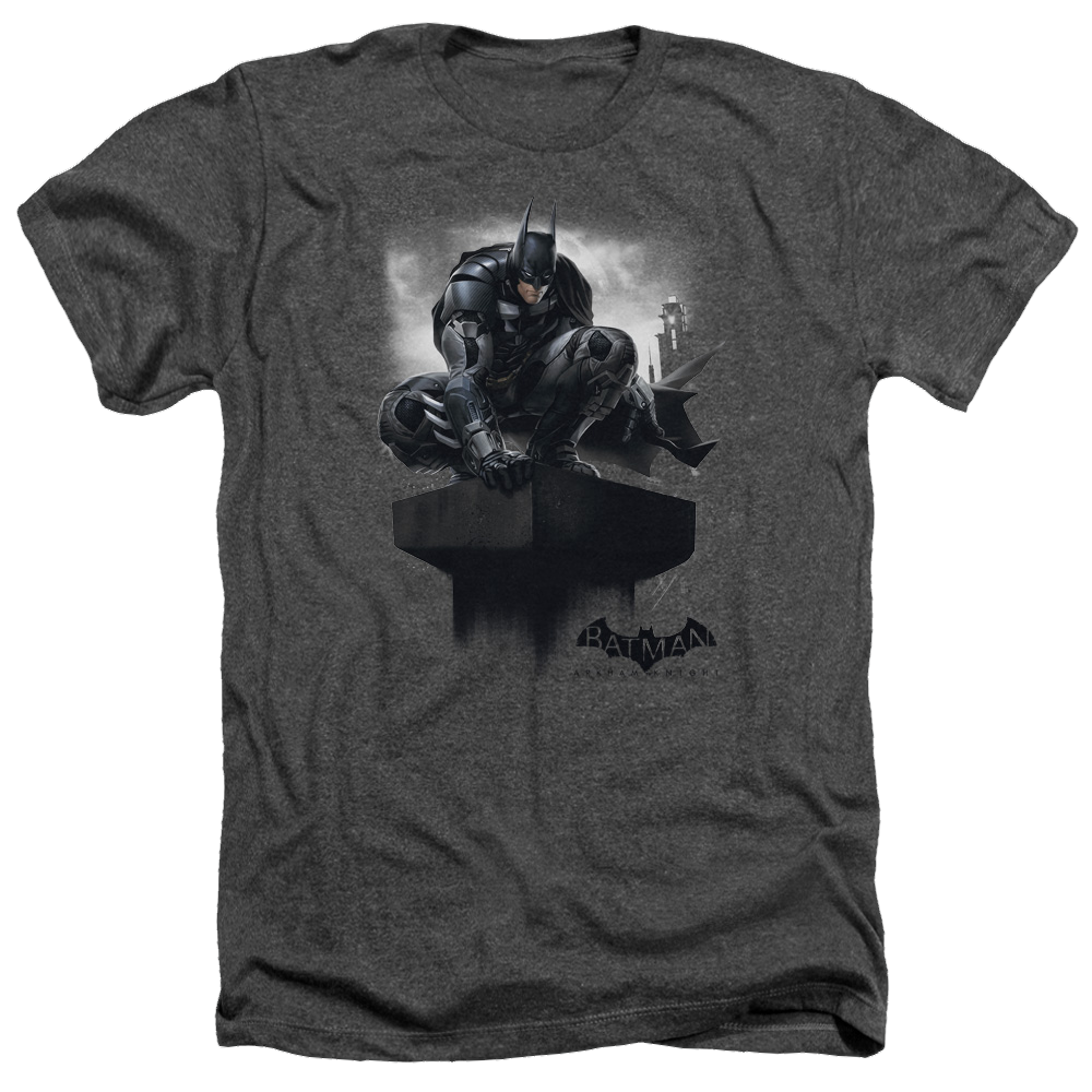 Batman - Arkham Perched - Men's Heather T-Shirt Men's Heather T-Shirt Batman