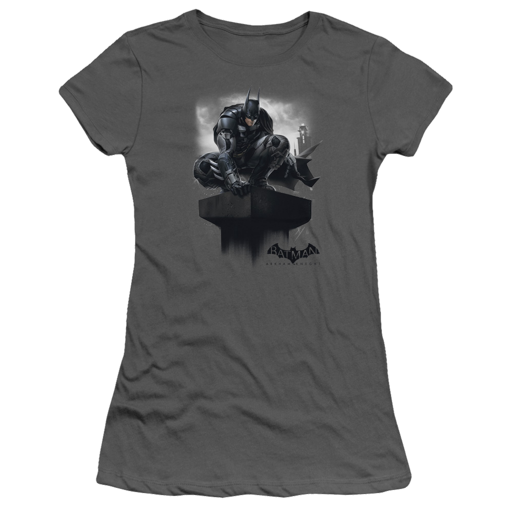 Batman - Arkham Perched - Juniors T-Shirt Juniors T-Shirt Batman